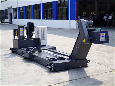 链板排屑机带油冷机中心出水